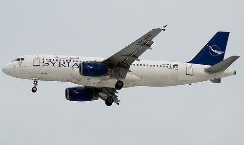 YK-AKB Syrian Air السورية Airbus A320-232 Ebla