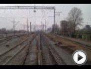 едем в Киев со стороны Борисполя . Вид из кабины локомотива. Может, кому-нибудь будет интересно )