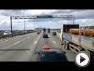 Ускоренное видео проезда от Народной улицы на востоке Санкт-Петербурга через КАД Спб до Волхонского шоссе на Юго-западе. Июнь 2011 года.  1</b