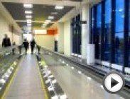 The movie was taken during a ride on a travelator in Sheremetyevo Airport between terminals D and E.