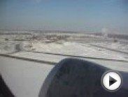 Взлёт из аэропорта Внуково ( Москва ) и набор высоты 17-02-2011 10:55 Авиакомпания «Кубань» Рейс Москва (Внуково) - Краснодар